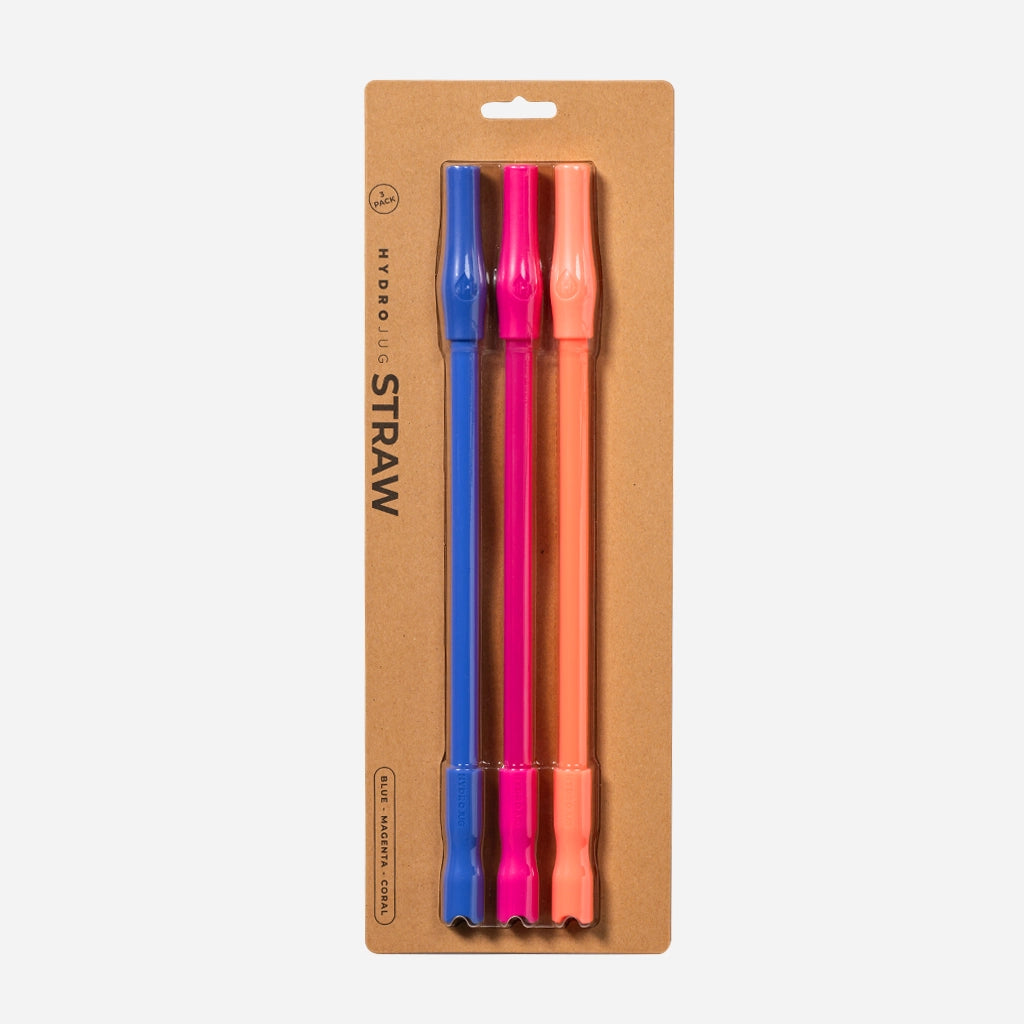 Neon HydroJug Straw - 3 Pack