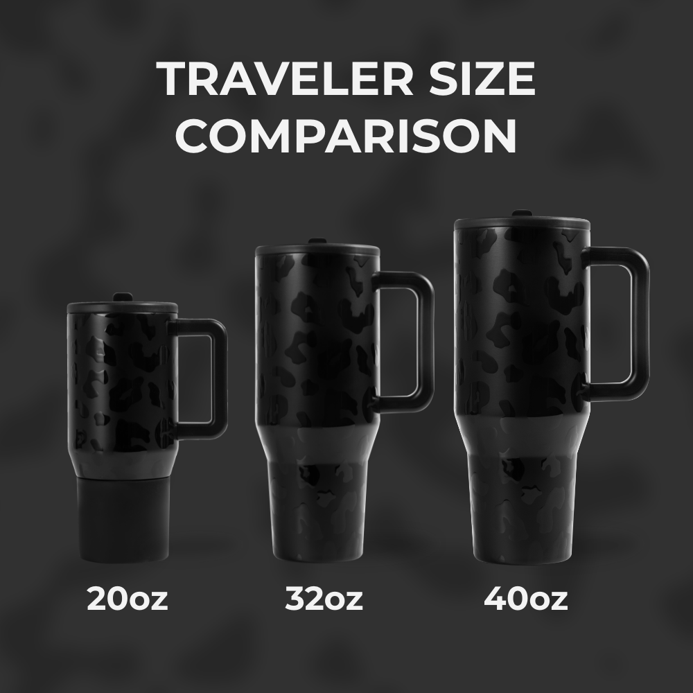 Black Leopard Traveler (40oz)