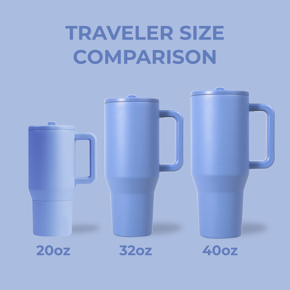 Light Blue Traveler (40oz)