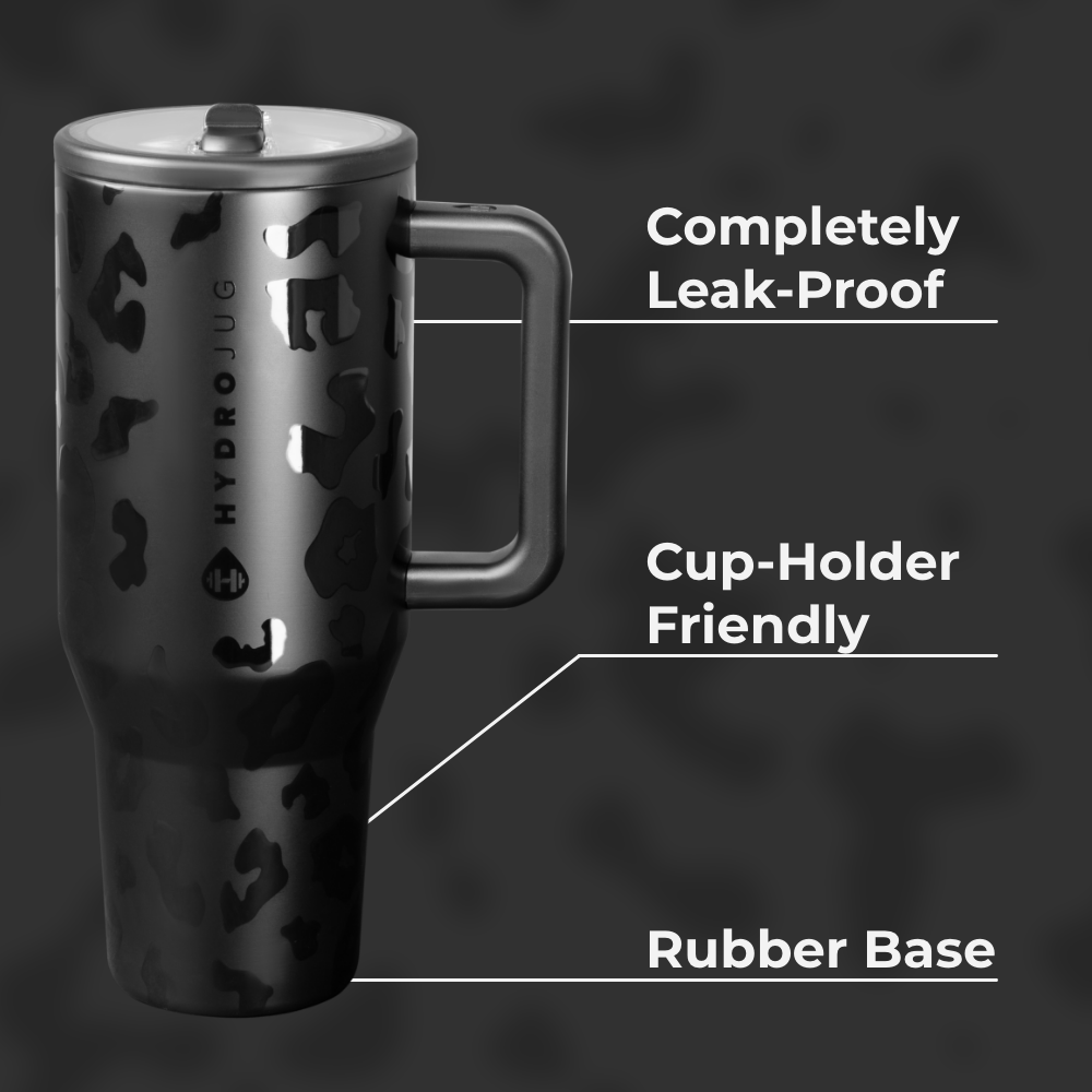 Black Leopard Traveler (32oz)