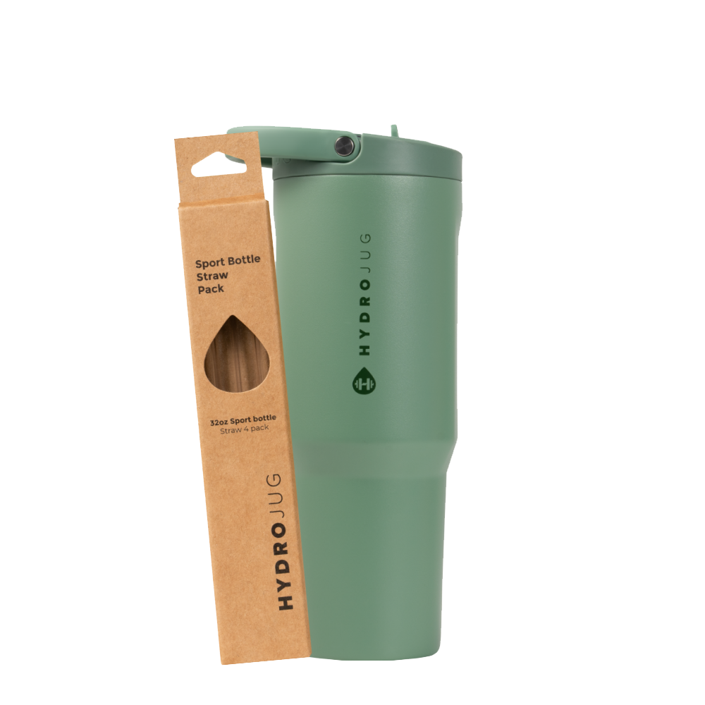 Sage Sport 32oz + Replacement Straw Pack Bundle