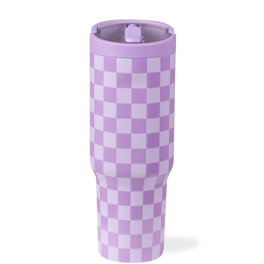 Lavender Checkers Sport (32oz)