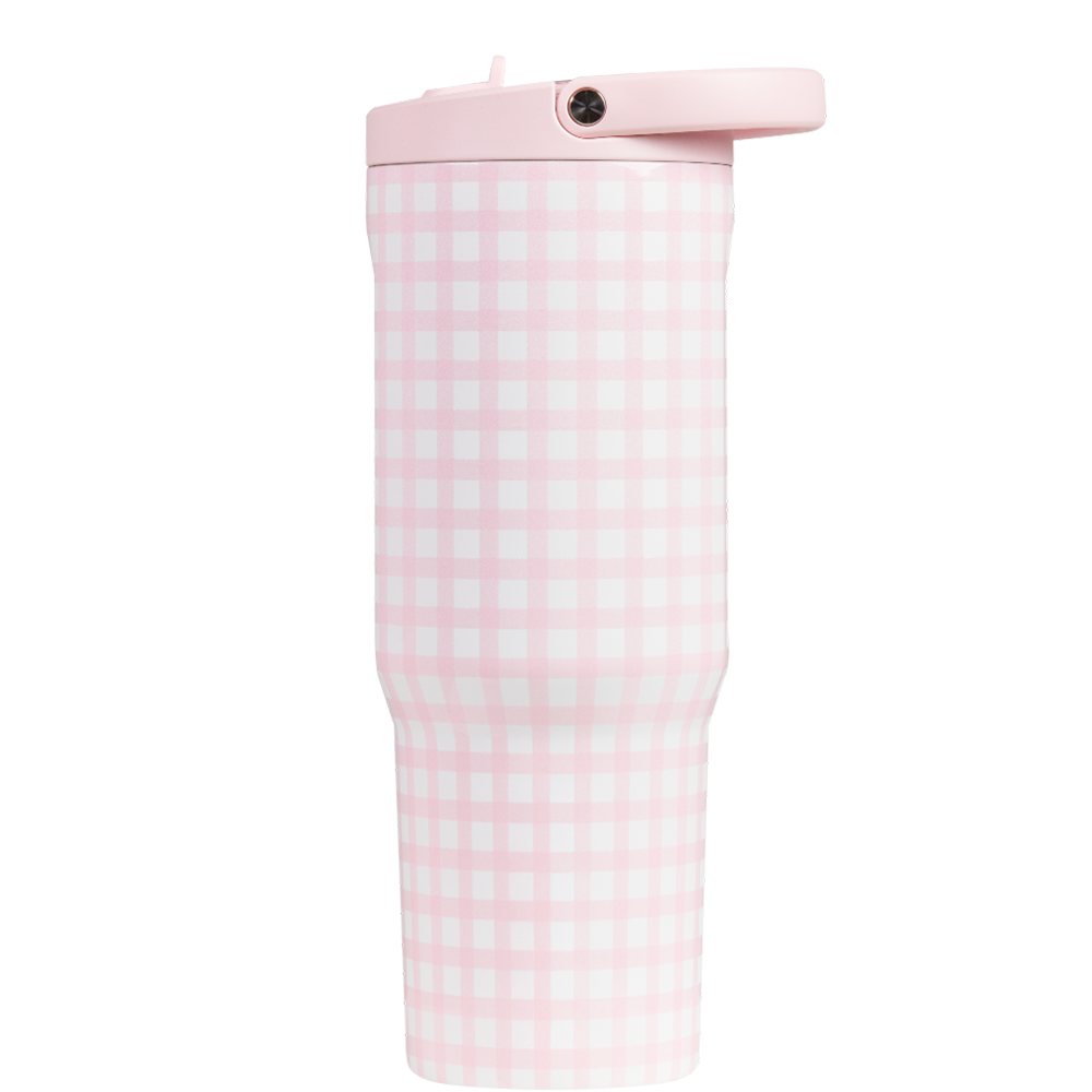 Pink Gingham Sport (32oz)