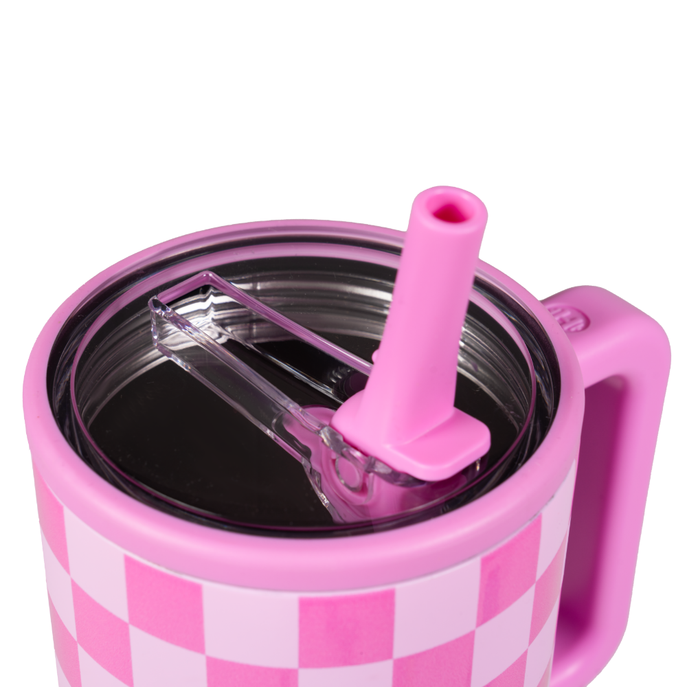 Bubblegum Checkers Traveler (32oz)