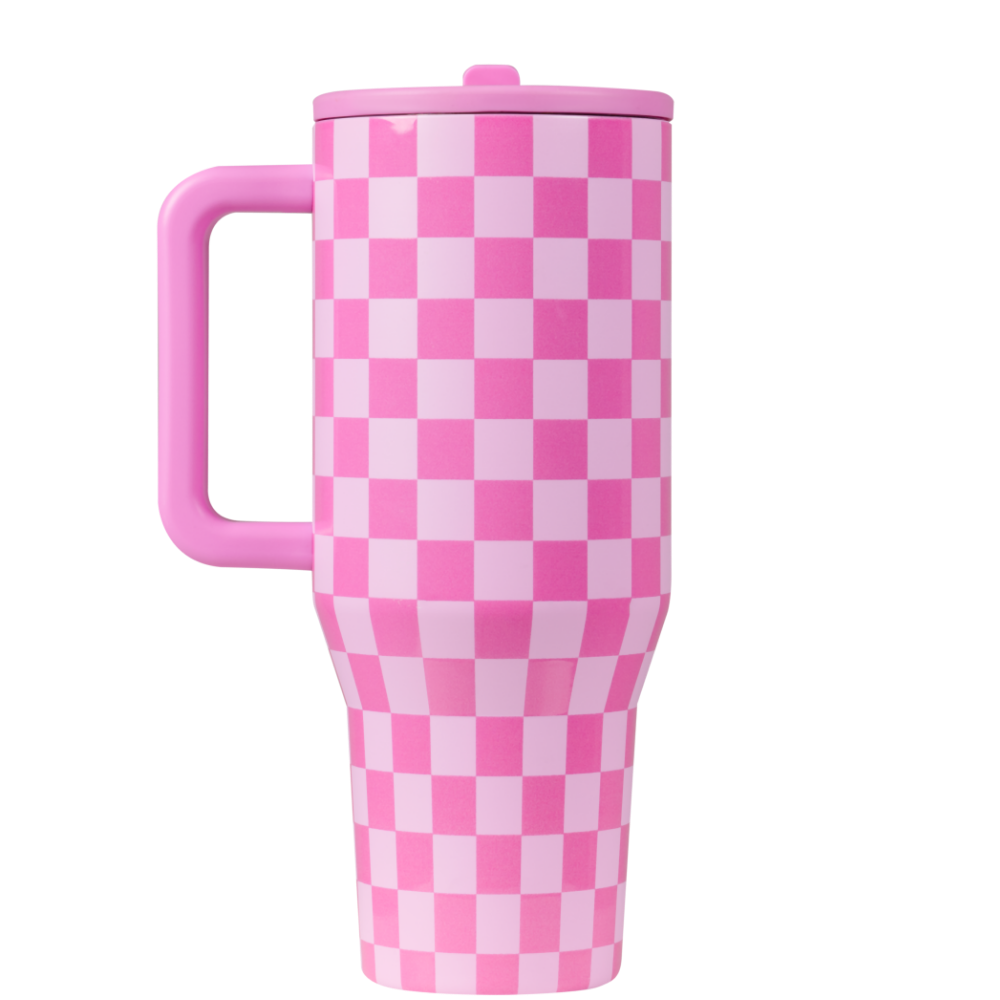 Bubblegum Checkers Traveler (32oz)