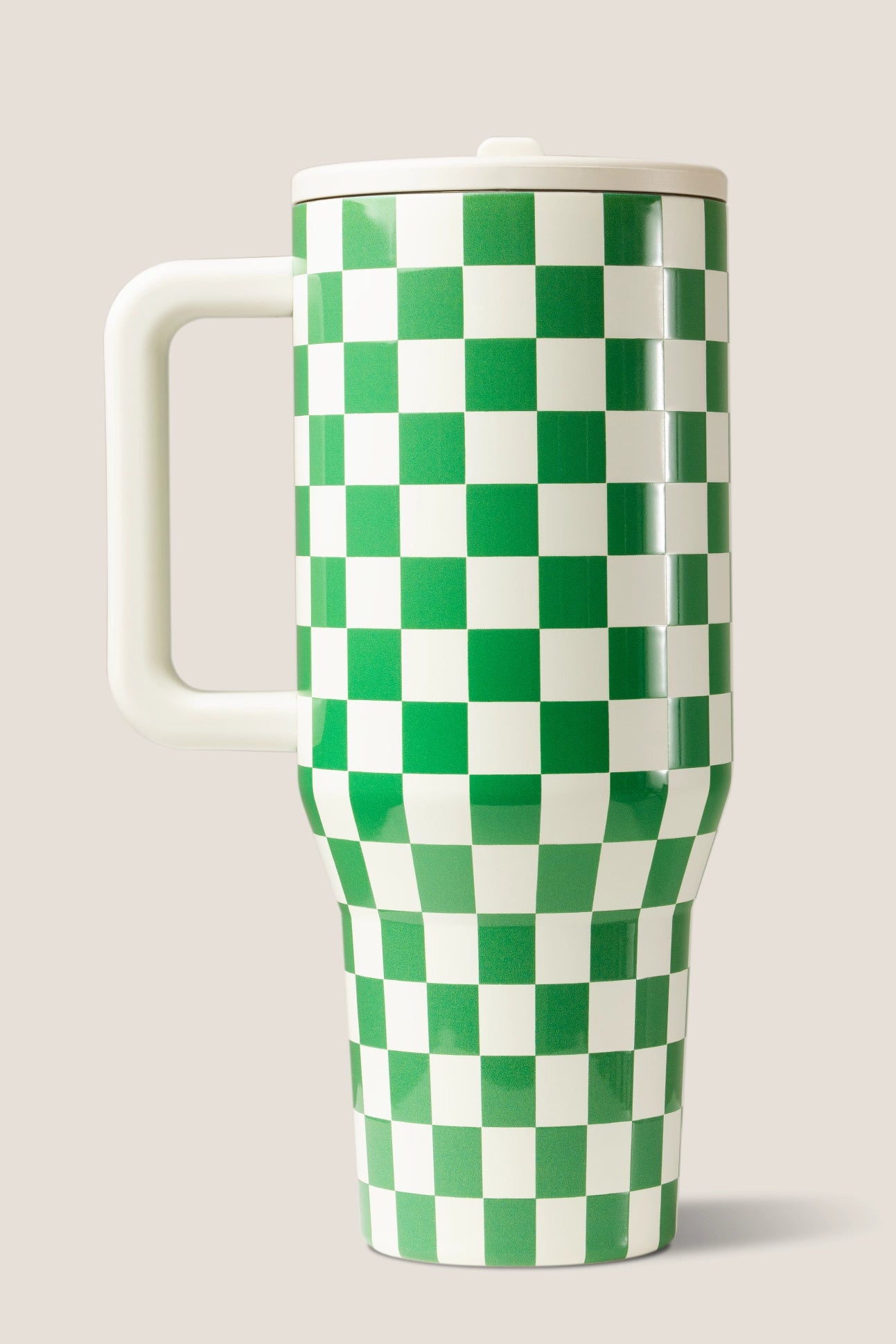 Green Checkers Traveler (40oz)