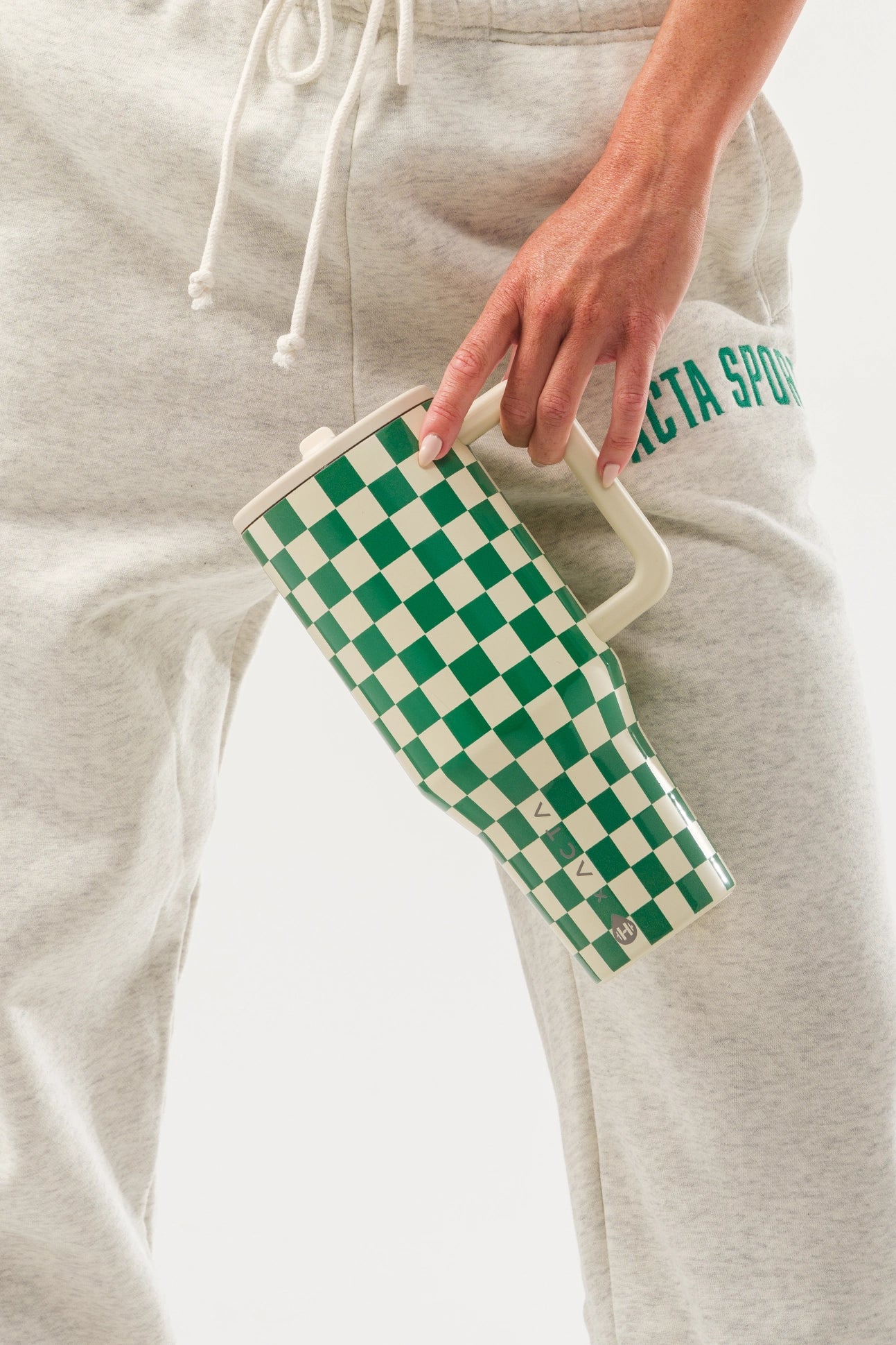 Green Checkers Traveler (40oz)