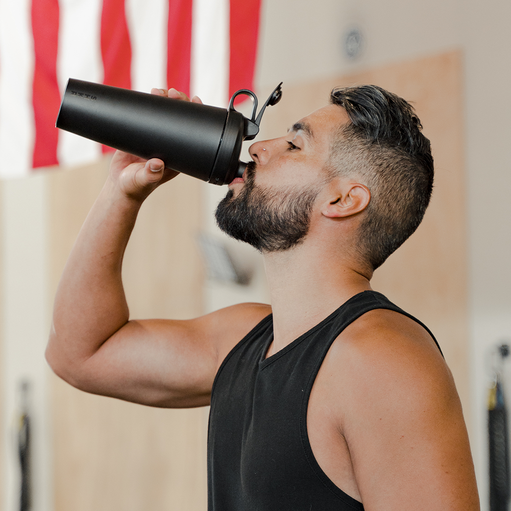 Black Stainless Steel Shaker (24oz)